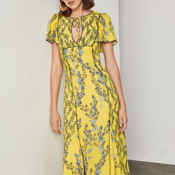 BCBGMaxAzria | Dresses | Bcbg Maxazaria Floral Maxi Dress | Poshmark